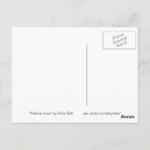 自転車 – ウェルカムホームアートポストカード ポストカード (裏面)