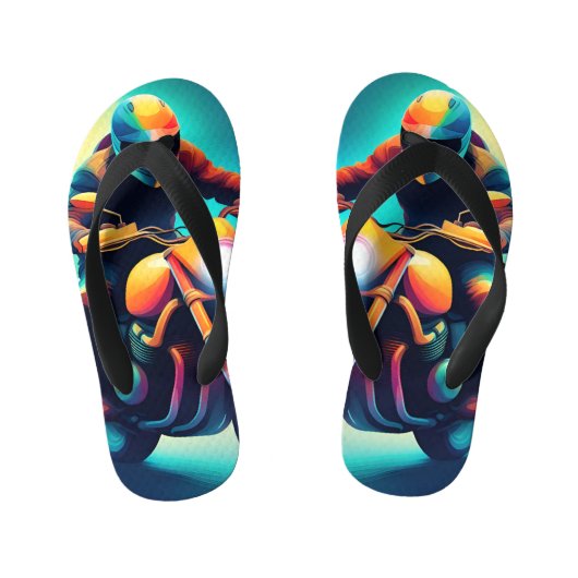 自転車 キッズビーチサンダル (フットベッド)