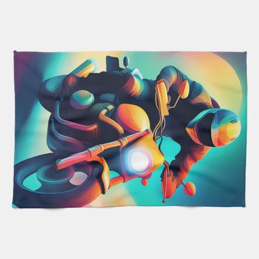 自転車 キッチンタオル (横)