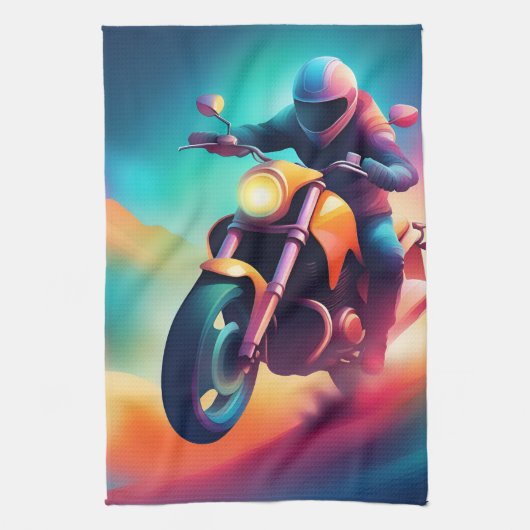 自転車 キッチンタオル (縦)