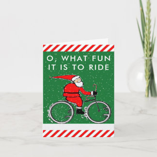 自転車 クリスマスカード