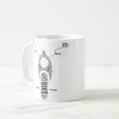 自転車 コーヒーマグカップ (正面左)