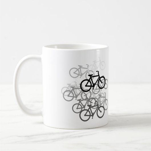 自転車 コーヒーマグカップ (左)