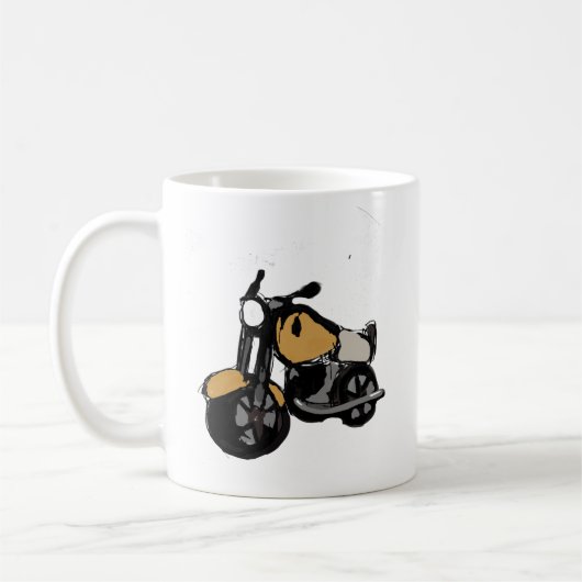 自転車 コーヒーマグカップ (左)