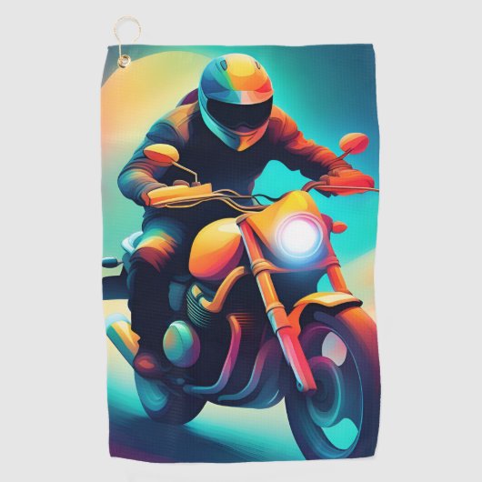 自転車 ゴルフタオル (正面)
