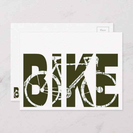 自転車/サイクリングニース ポストカード (正面/裏面)