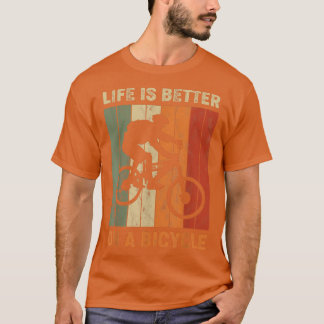 自転車、サイクリング自転車1018で生活が良い Tシャツ