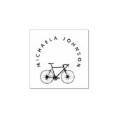 自転車 サイクリング スポーツ 名前入り ラバースタンプ (インプリント)