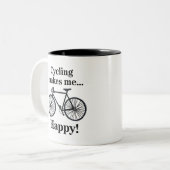 自転車 サイクリング ツートーンマグカップ (正面左)