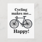 自転車 サイクリング バイク 自転車愛好家 ポストカード (正面)