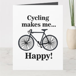 自転車 サイクリング 乗馬 サイクリスト 誕生日 カード