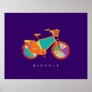自転車 – サイクリング+自転車 ポスター