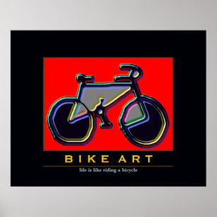 自転車 – サイクリング+自転車 ポスター