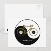 自転車 – サイクリング+自転車 ポストカード (正面/裏面)