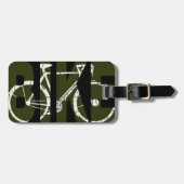 自転車。サイクルサイクリング ラゲッジタグ (正面横)