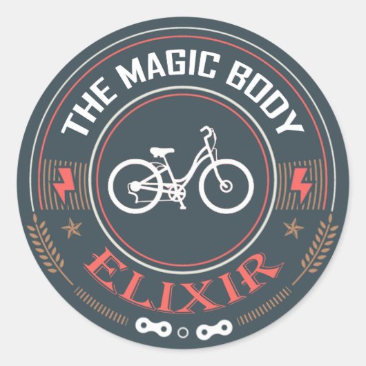 自転車、ザ魔法体Elixir ラウンドシール (正面)
