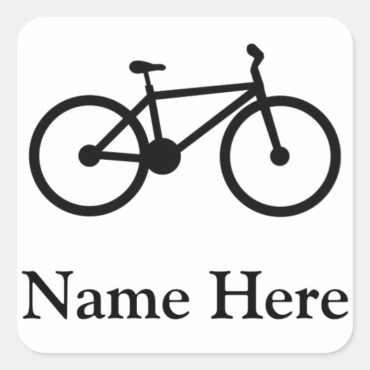 自転車 スクエアシール (正面)