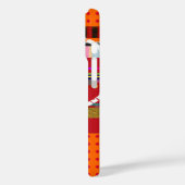 自転車、ストライプ及びカスタムイニシャル Case-Mate iPhoneケース (裏面 / 左)