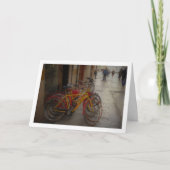 自転車、スペイン・バレンシア市 カード (正面)