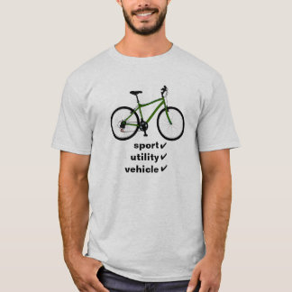 自転車: スポーツタイプの車 Tシャツ