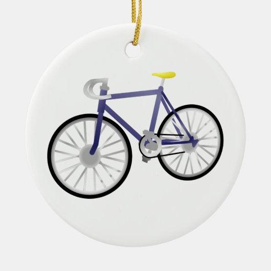 自転車 セラミックオーナメント (正面)