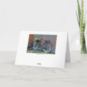 自転車、セントニコラス教会、コペンハーゲン、デンマーク シーズンカード (裏面)