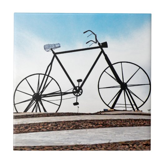 自転車 タイル (正面)