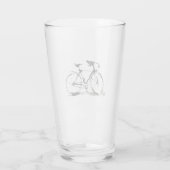 自転車 タンブラーグラス (裏面)