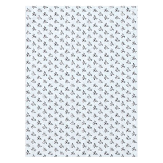 自転車 テーブルクロス (正面)