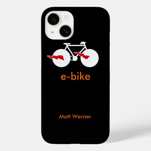 自転車=バイク=サイクリング。 素晴らしい Case-Mate iPhoneケース (裏面)