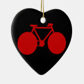 自転車 = バイク セラミックオーナメント (右)