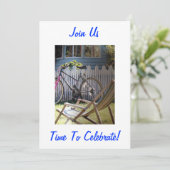 自転車·ピケット·フェンス「参来加」招待状 招待状 (スタンド正面)