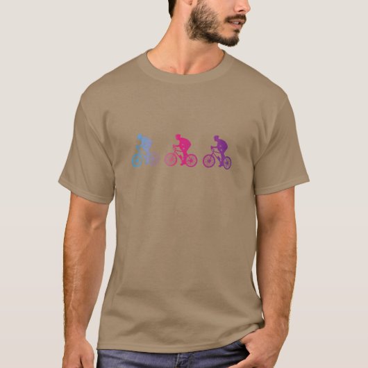 自転車 フィットネス スポーツ フレンド Tシャツ (正面)