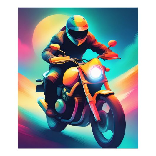 自転車 フォトプリント            (正面)