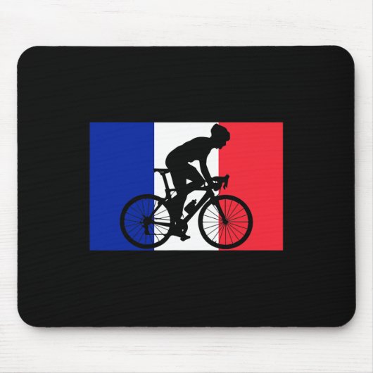 自転車 フランス サイクリング フランス マウスパッド (正面)