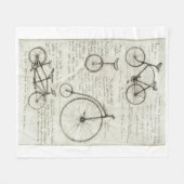 自転車 フリースブランケット (正面(横))