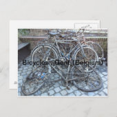 自転車、ヘント（ベルギー） ポストカード (正面/裏面)
