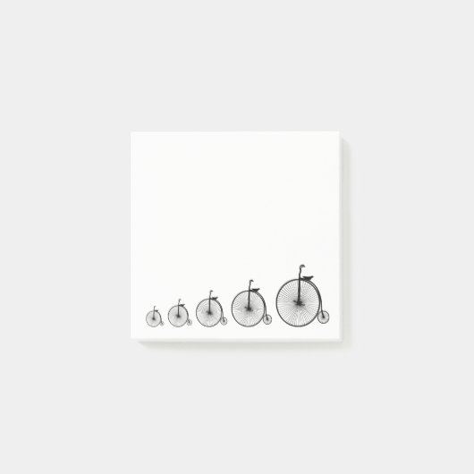 自転車 ポストイット (正面)