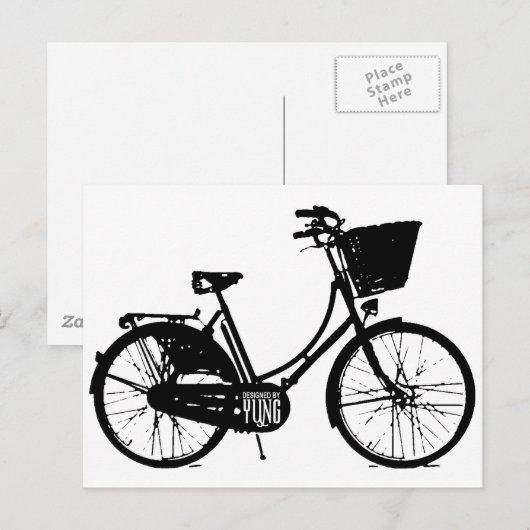 自転車 ポストカード (正面/裏面)