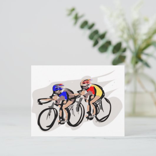 自転車 ポストカード (スタンド正面)