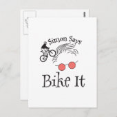 自転車 ポストカード (正面/裏面)