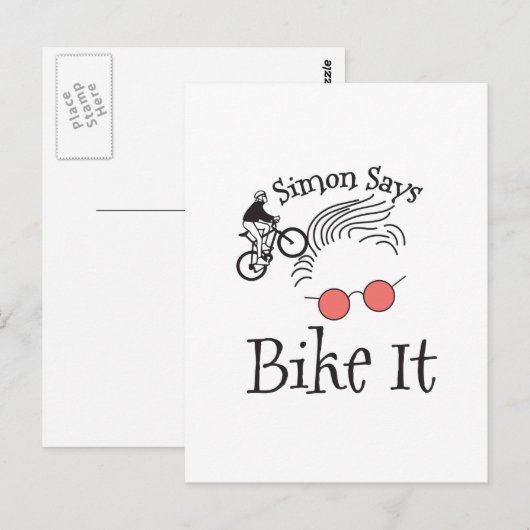 自転車 ポストカード (正面/裏面)