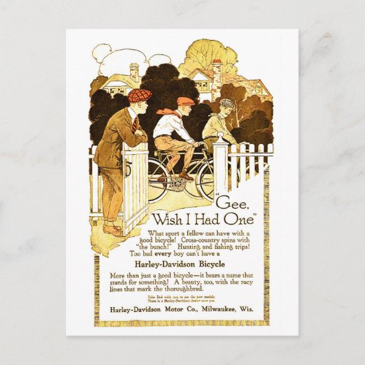 自転車 ポストカード (正面)