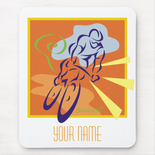 自転車 マウスパッド (正面)