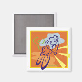 自転車 マグネット (正面/裏面)