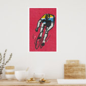 自転車 - マッチボックス プリント - 美観壁画 (キッチン)