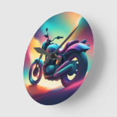 自転車 ラウンド壁時計 (傾斜)