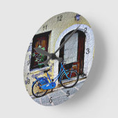 自転車 ラウンド壁時計 (傾斜)