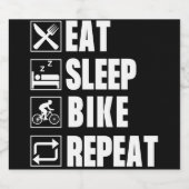 自転車 リキュールボトルラベル (シングルラベル)