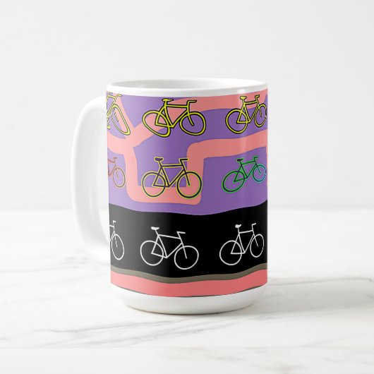 自転車 リピート コーヒーマグカップ (正面左)